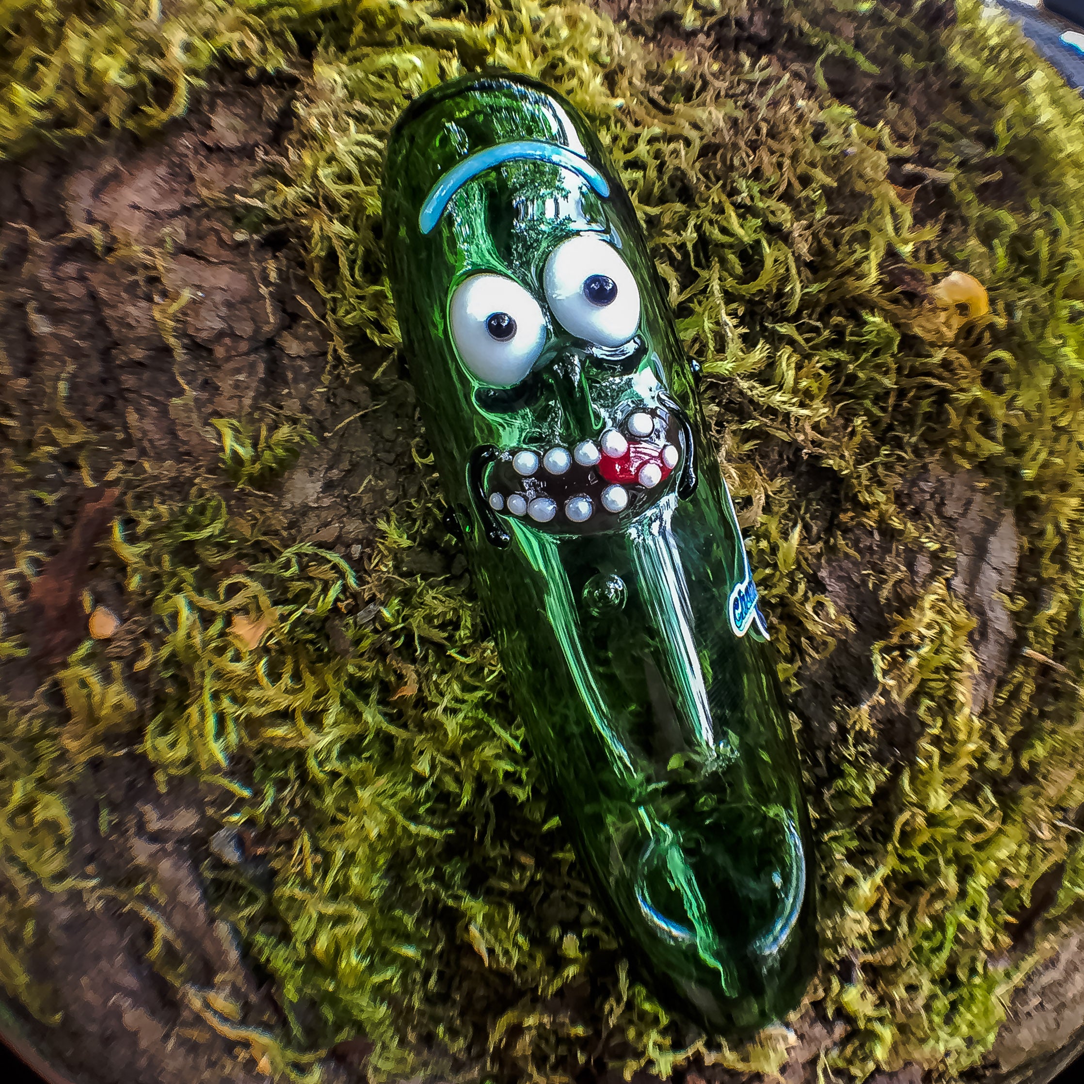 Rick And Morty Portal Gun Glass Pipe