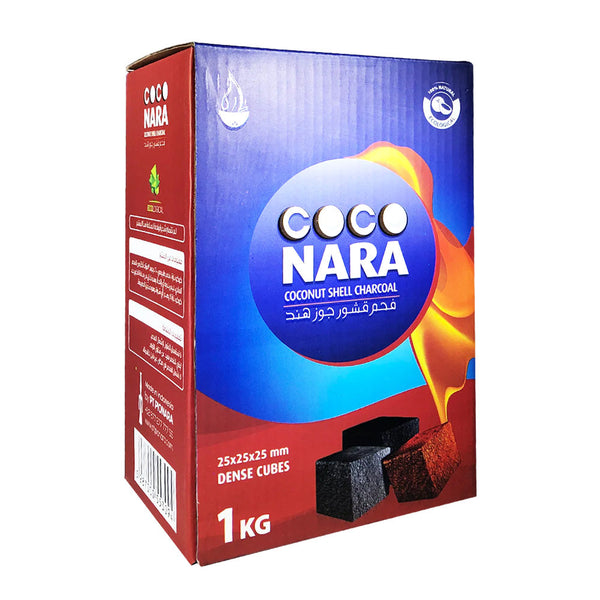 72PC BOX - Coco Nara Big Cube Hookah Charcoal - 25x25mm CannaDrop-AFG