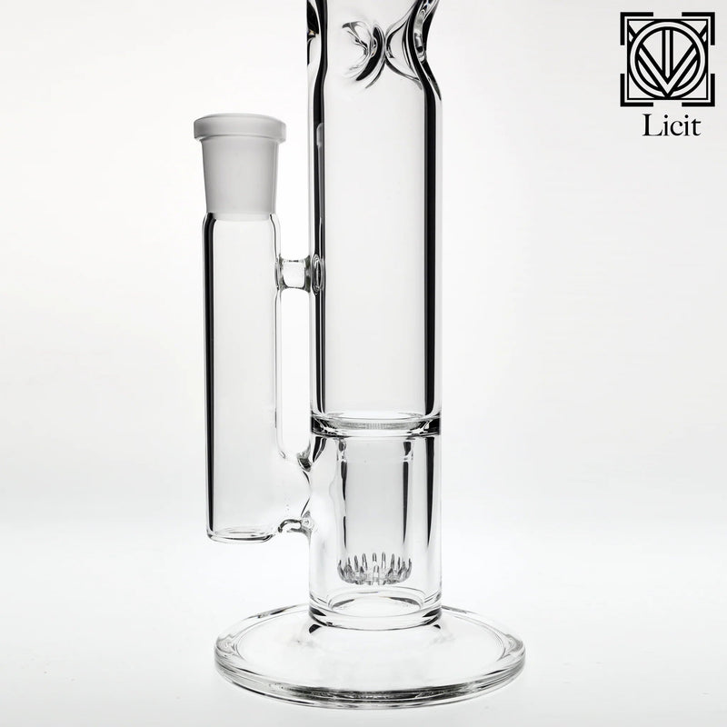 Licit Glass Tall Girl Showerhead Straight Bong Licit Glass