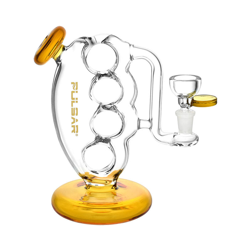 Pulsar Knuckle Bubbler Pro Water Pipe | 6.25" | 14mm F CannaDrop-AFG