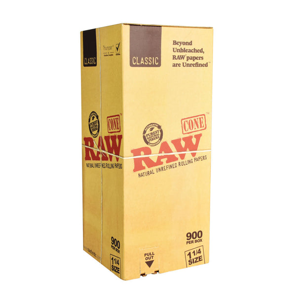 RAW Classic Cones Bulk Box | 1 1/4 Inch CannaDrop-AFG