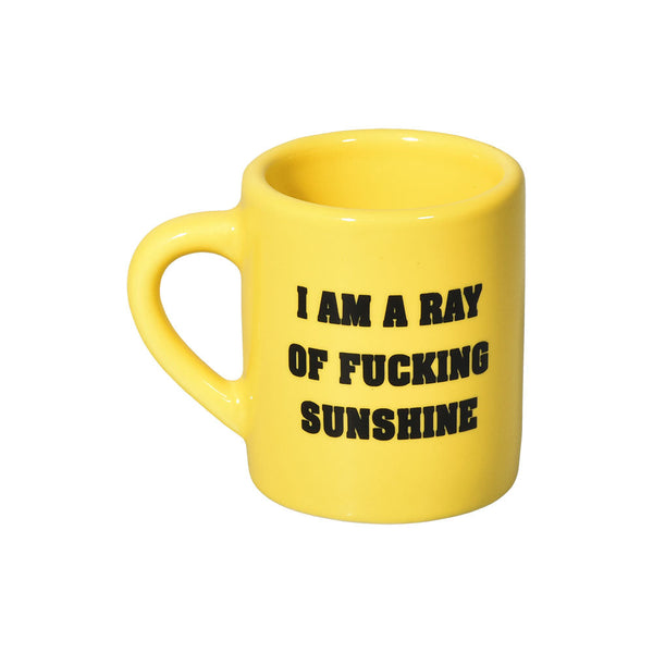 Ray of Sunshine Ceramic Mug Shot Glass - 2oz CannaDrop-AFG