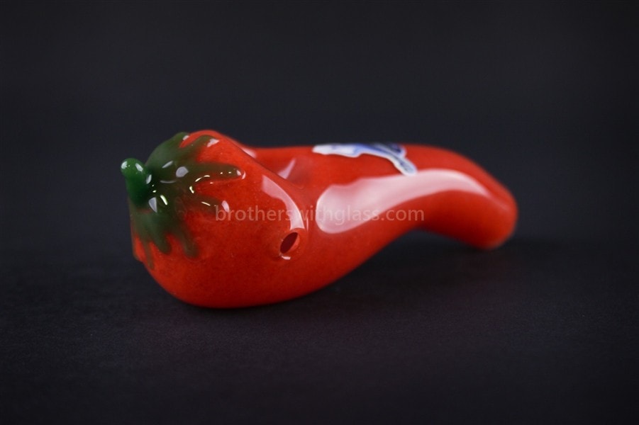 Chili Pepper Glass Hand Pipe