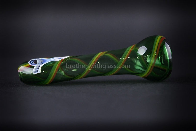 Chameleon Glass Redemption Chillum Hand Pipe - Green.