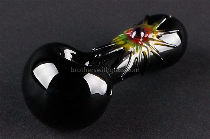 Chameleon Glass Reggae Sunsplash Hand Pipe - Onyx.