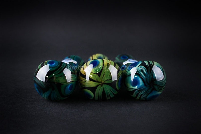 Chameleon Glass Safari Series Hand Pipe - Peacock.