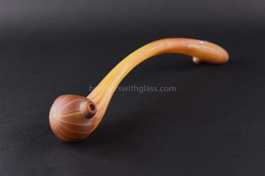 Chameleon Glass Sandblasted Woodie Gandalf Hand Pipe for sale!