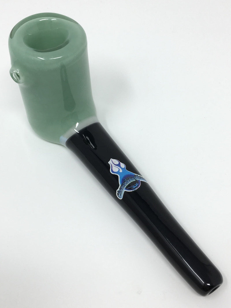 Chameleon Glass The Vern Traditional Style Hand Pipe - Mint.