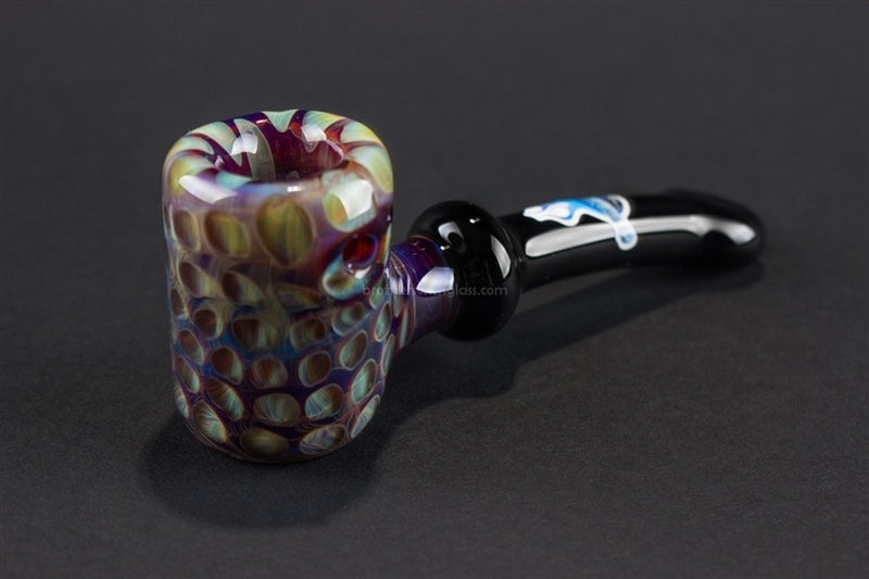 Chameleon Glass Traditional Style Cobb Hand Pipe - Blue Dream.