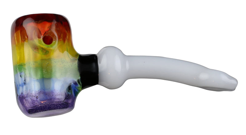Chameleon Glass Traditional Style Cobb Hand Pipe.