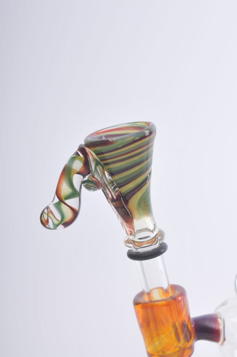 Chameleon Glass Twisted Cane Dubdancer Funnel Slide Chameleon Glass