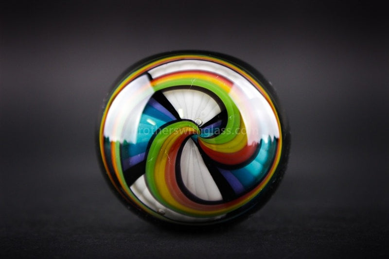 Chameleon Glass Twisted Rainbow Reversal Hand Pipe.