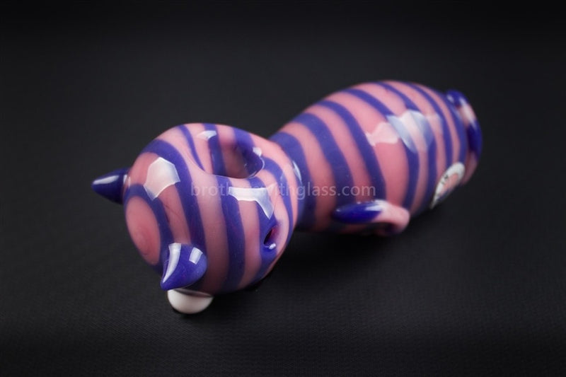 Chameleon Glass Wonderland Cheshire Cat Hand Pipe.