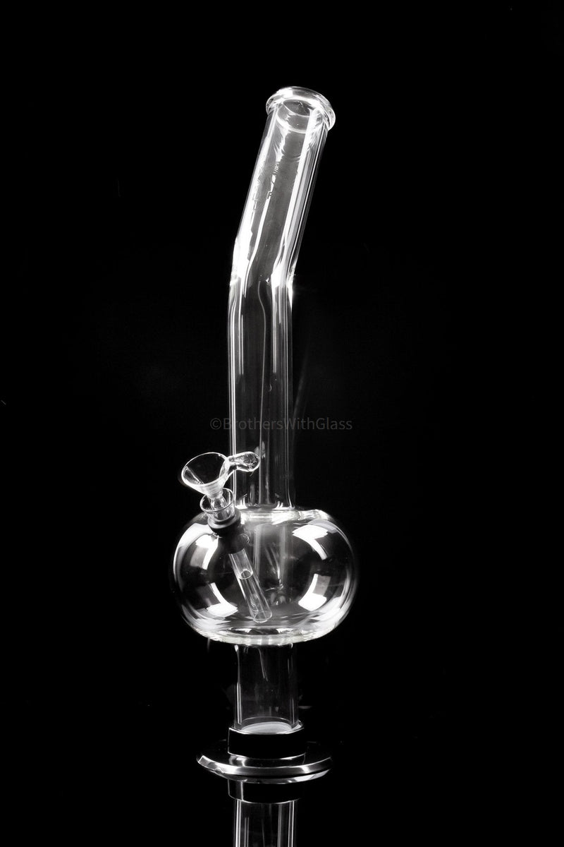 Glowfly Glass Bubble Bottom Bong With Removable Base.
