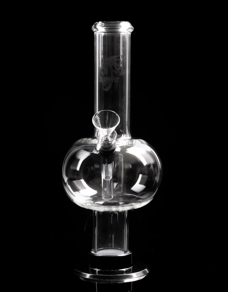 Glowfly Glass Bubble Bottom Bong With Removable Base.