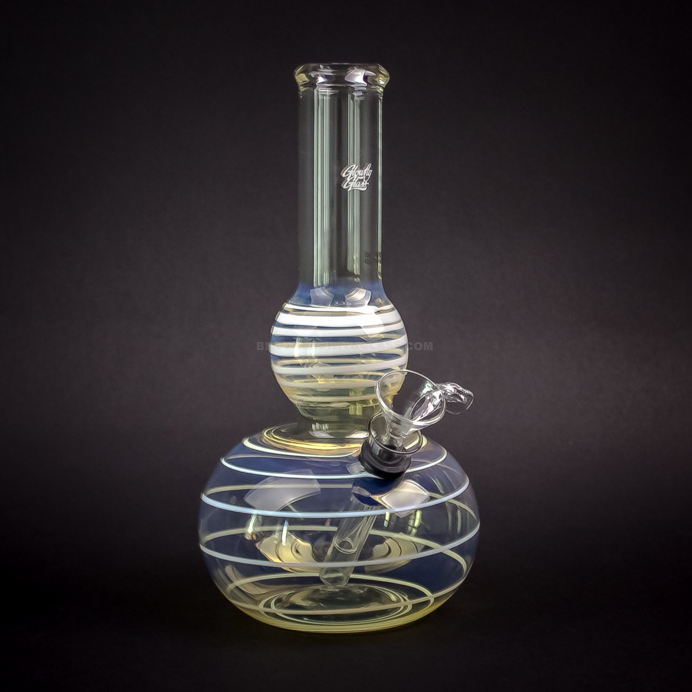 Double Bubble Glass Waterpipe from Space Glass