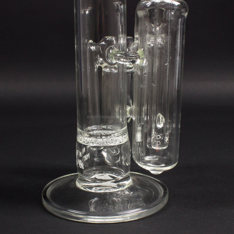 Goo Roo Designs Straight Triple Ashcatcher To Disc to Dome Bong.