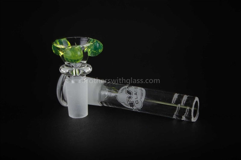 HVY Glass 10 Inch Color Wrap Curve Bong - Slyme.