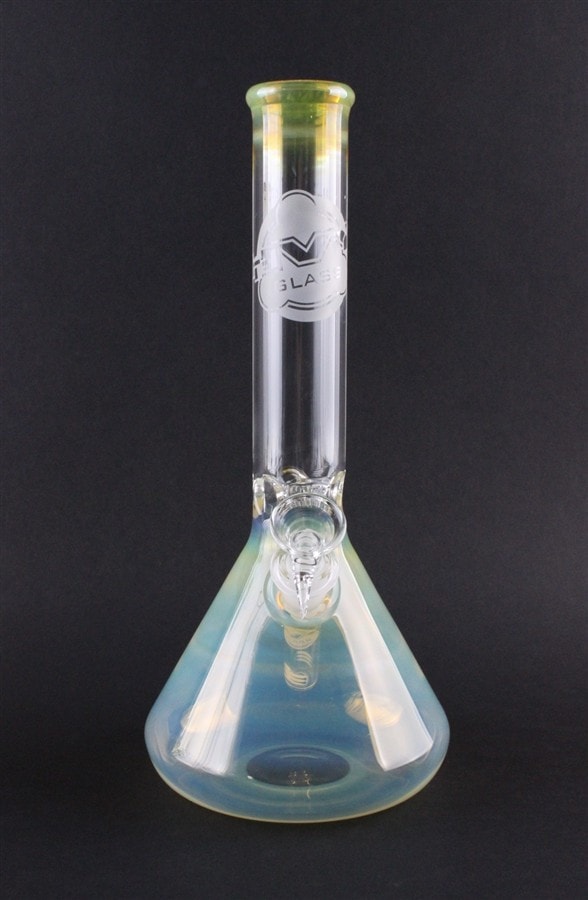 HVY Glass 11 In Beaker Bong - Fumed.