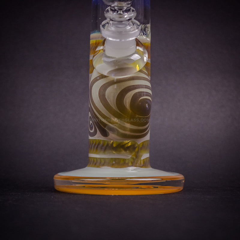 HVY Glass Color Coiled Bent Neck Bong - Natural.