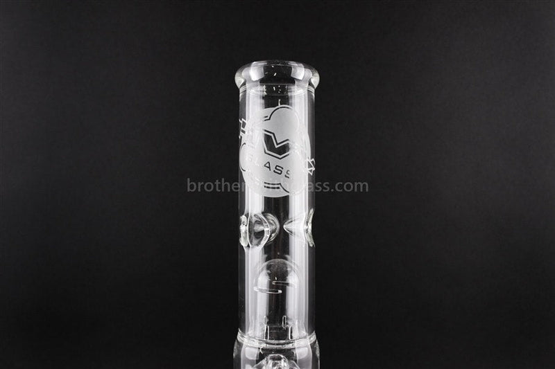 HVY Glass Straight 4 Arm Tree Perc Water Pipe.