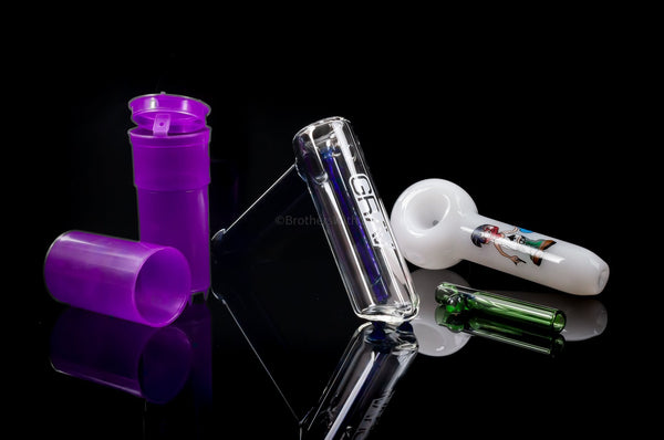 Import Glass Flower Pipes Bundle Kit Style 2.