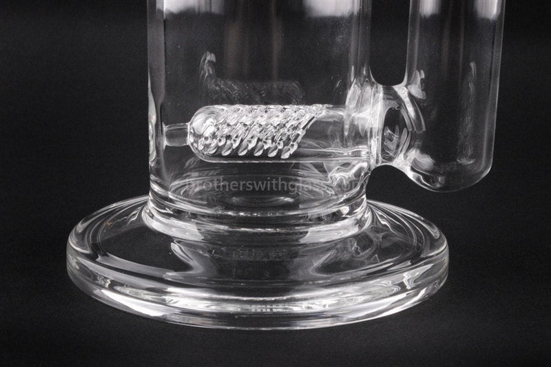 JM Flow Straight Angle Neck Upline Perc Water Pipe - 18mm.