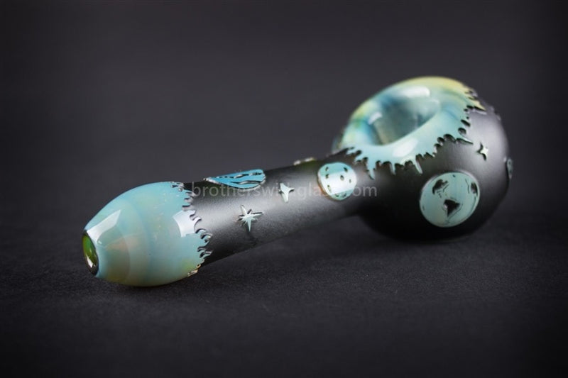 Liberty 503 Fumed Sandblasted Hand Pipe - Outer Space.