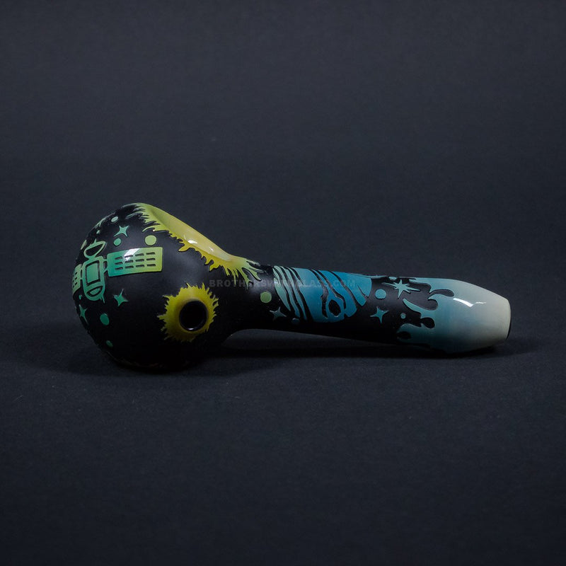 Liberty 503 Fumed Sandblasted Hand Pipe - Outer Space.