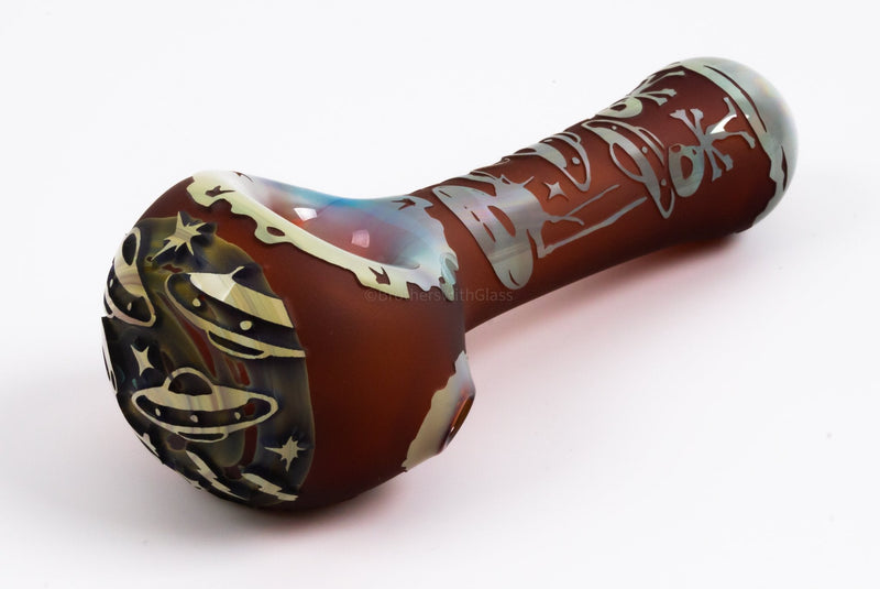 Liberty 503 Sandblasted With Cap Hand Pipe - Alien Life.