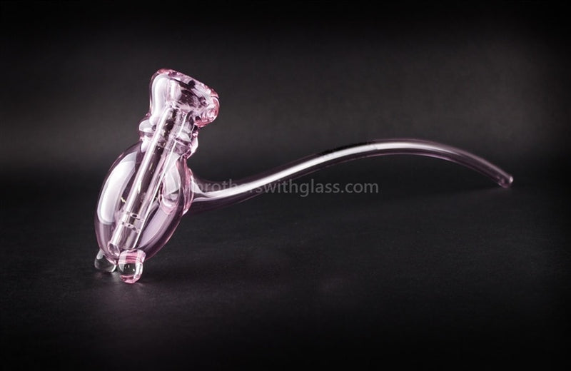 Mathematix Glass Gandalf Diffused Bubbler Water Pipe - Pink.