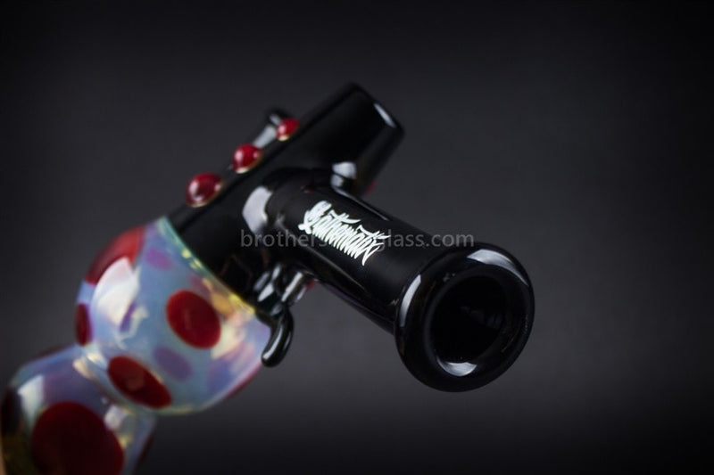 Mathematix Glass Steamroller Fumed Ray Gun Hand Pipe.