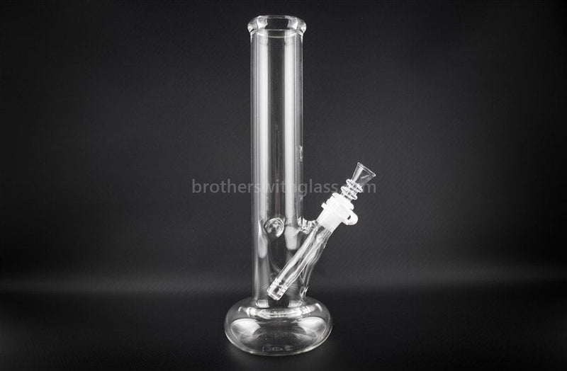 No Label Glass 12 In Hybrid Hollow Foot Water Pipe.