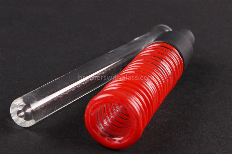 Ohana Glass Wrapped Blunt Hand Pipe - Red.