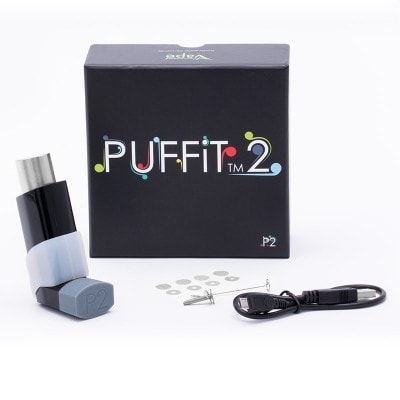 Puffit 2 Black Modular Portable Handheld Vaporizer.