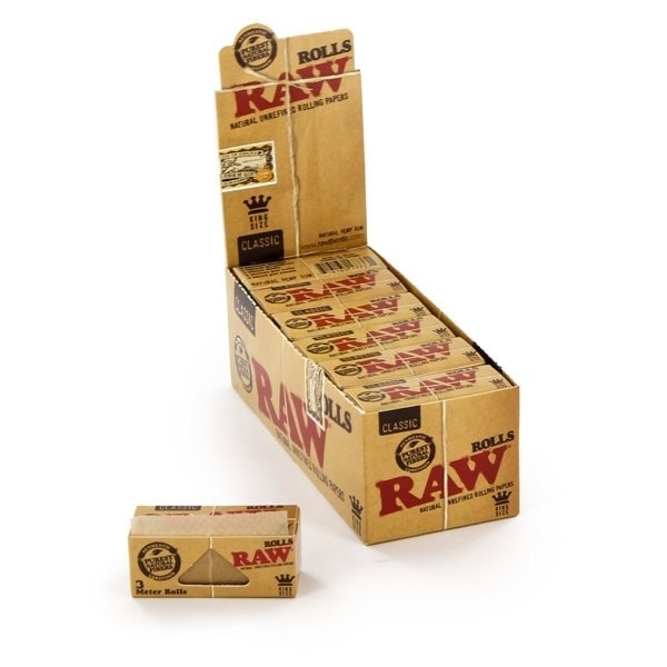 Raw Papers on a Roll.