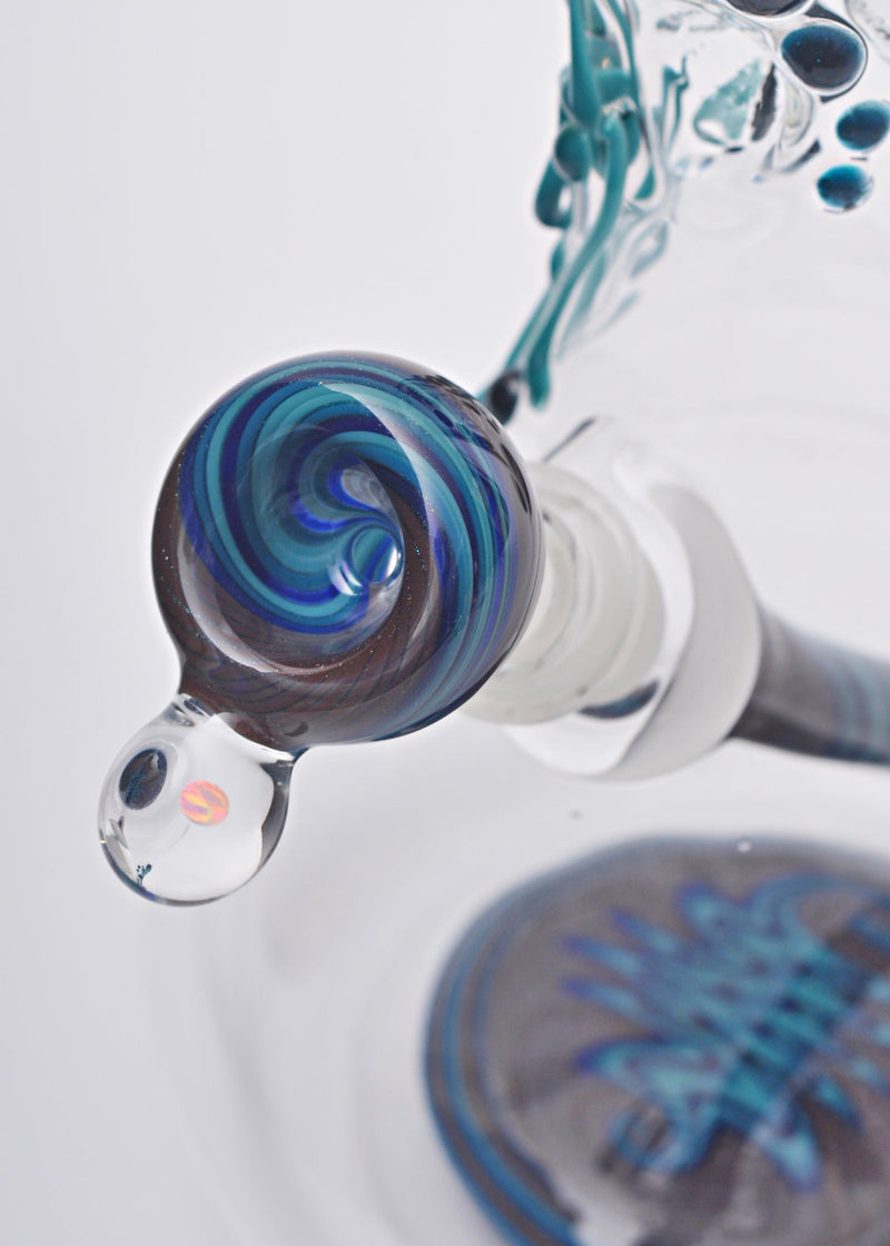 Realazation Glass Reversal Beaker Bong - Teal and Blue vendor-unknown