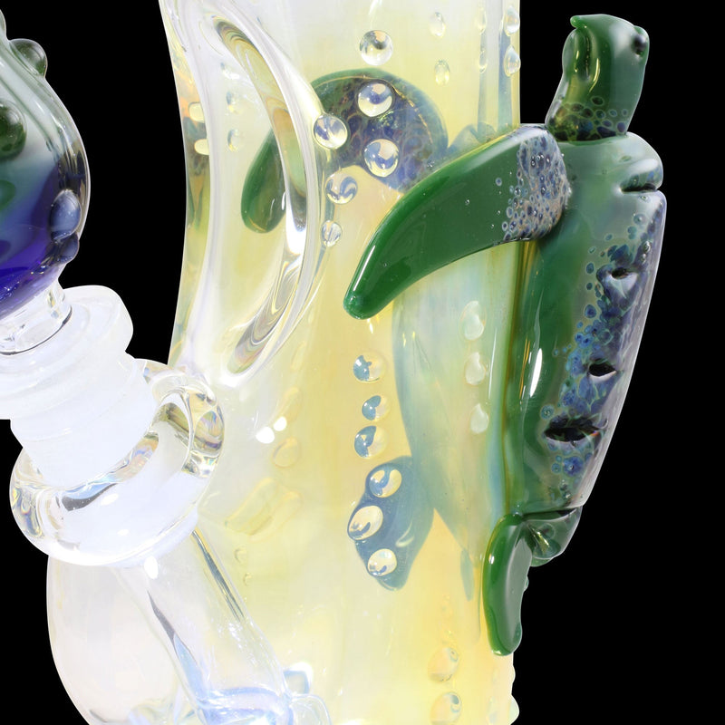 Trident Glass Sea Turtle Bong Brothers with Glass