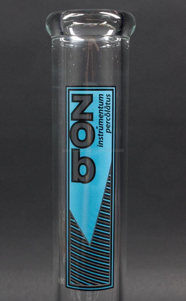 Zob Glass 14 inch Fixed Flat Disc Straight Bong.