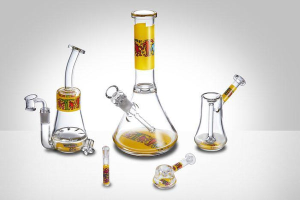 K. Haring Glass Collection now available from our online headshop!