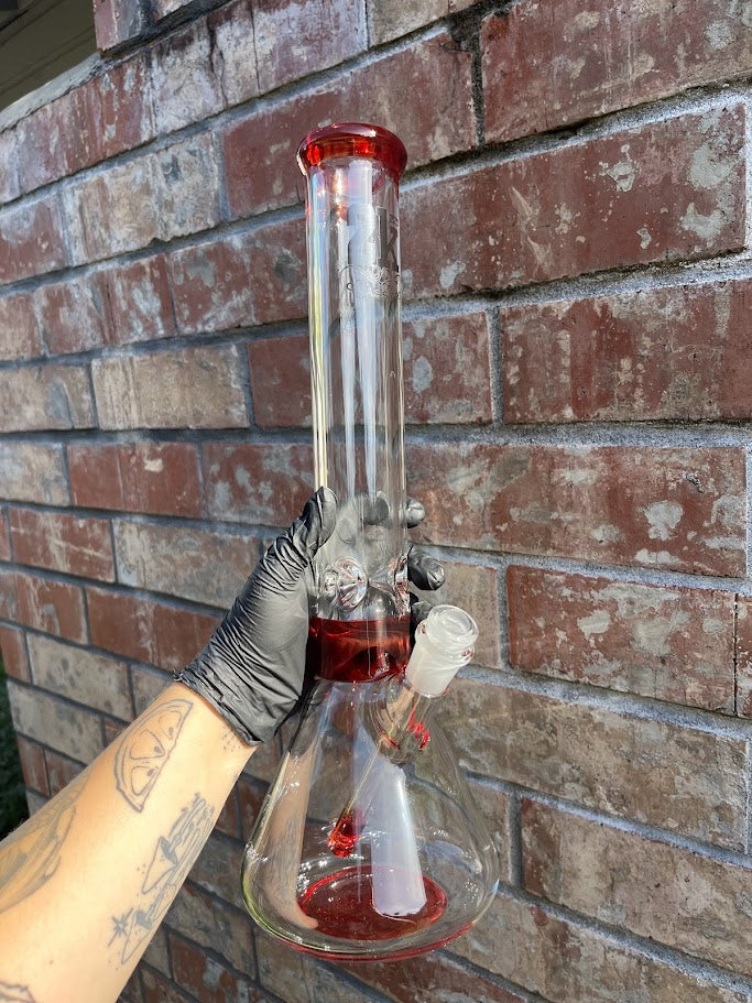2k Glass Color Accent Beaker Bong Raffle! Brothers with Glass