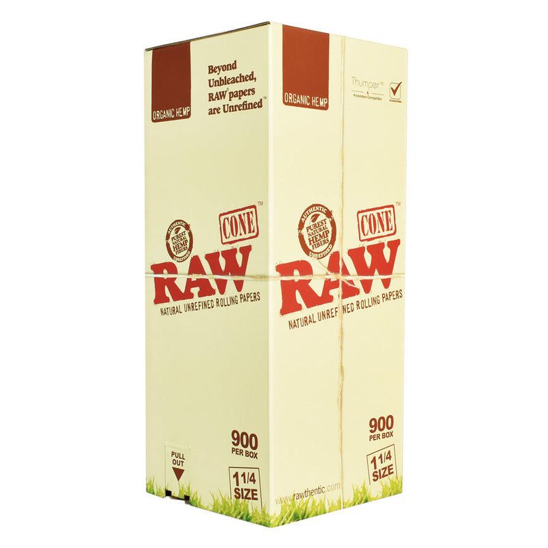900PC BOX - RAW Organic Hemp Cones - 1 1/4" CannaDrop-AFG