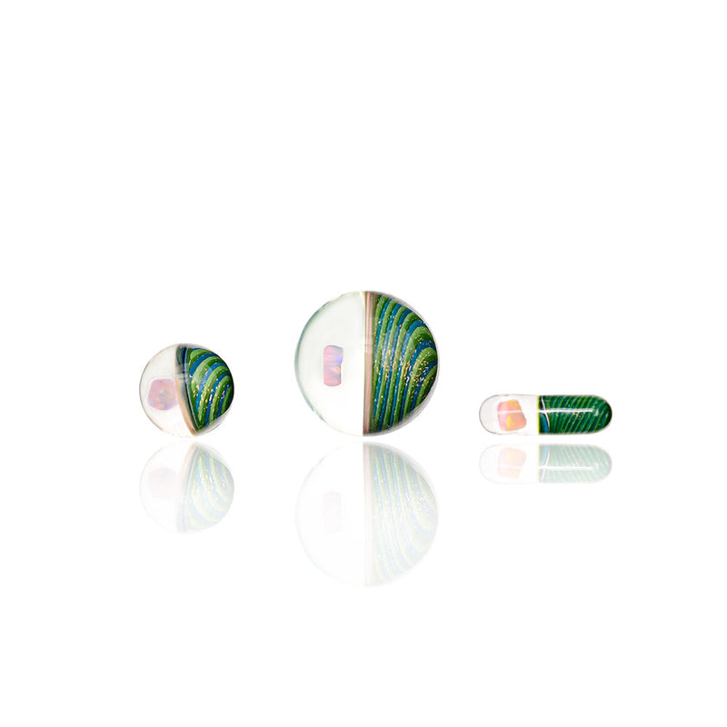 Calibear Classic Opal Terp Slurper Marble Set (3pc) CaliBear