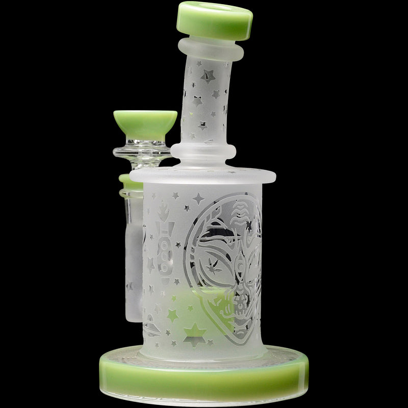 Calibear Sandblasted Flower Of Life Mini Can Bong CaliBear