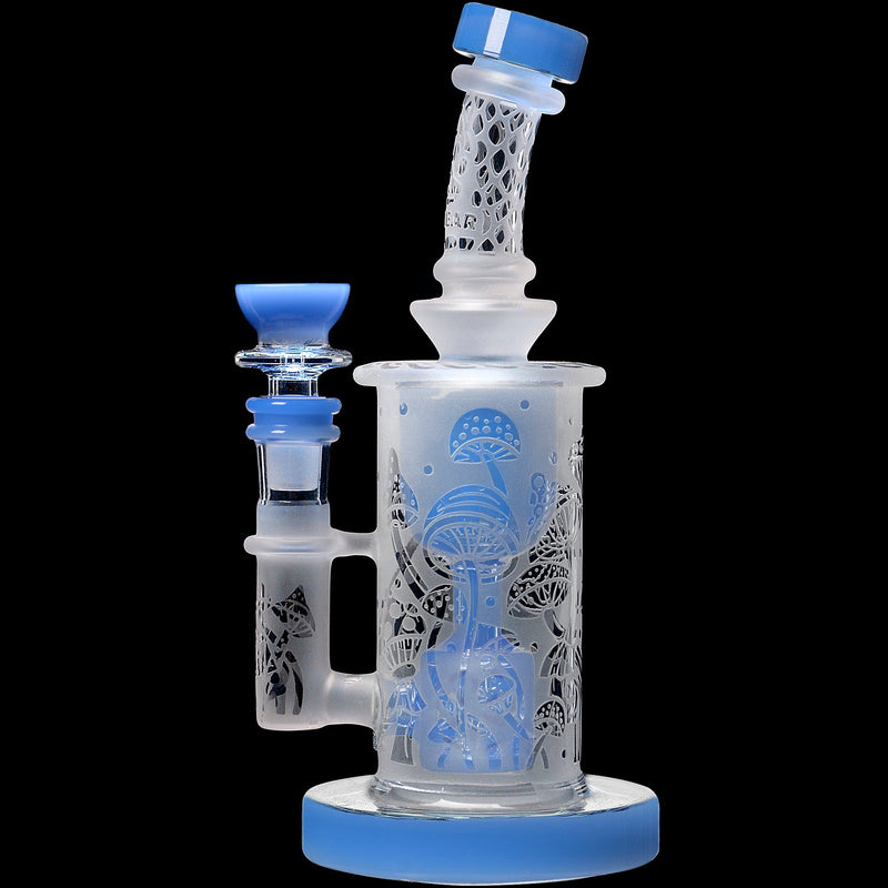 Calibear Sandblasted Seed Of Life Perc Torus Can Bong CaliBear