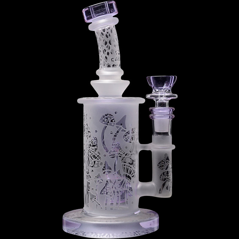 Calibear Sandblasted Seed Of Life Perc Torus Can Bong CaliBear