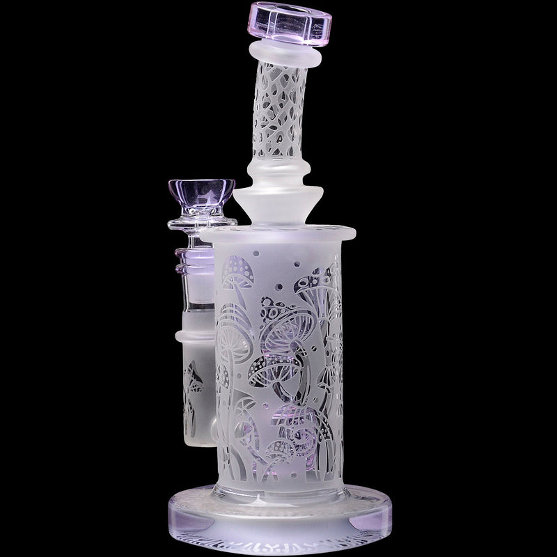 Calibear Sandblasted Seed Of Life Perc Torus Can Bong CaliBear