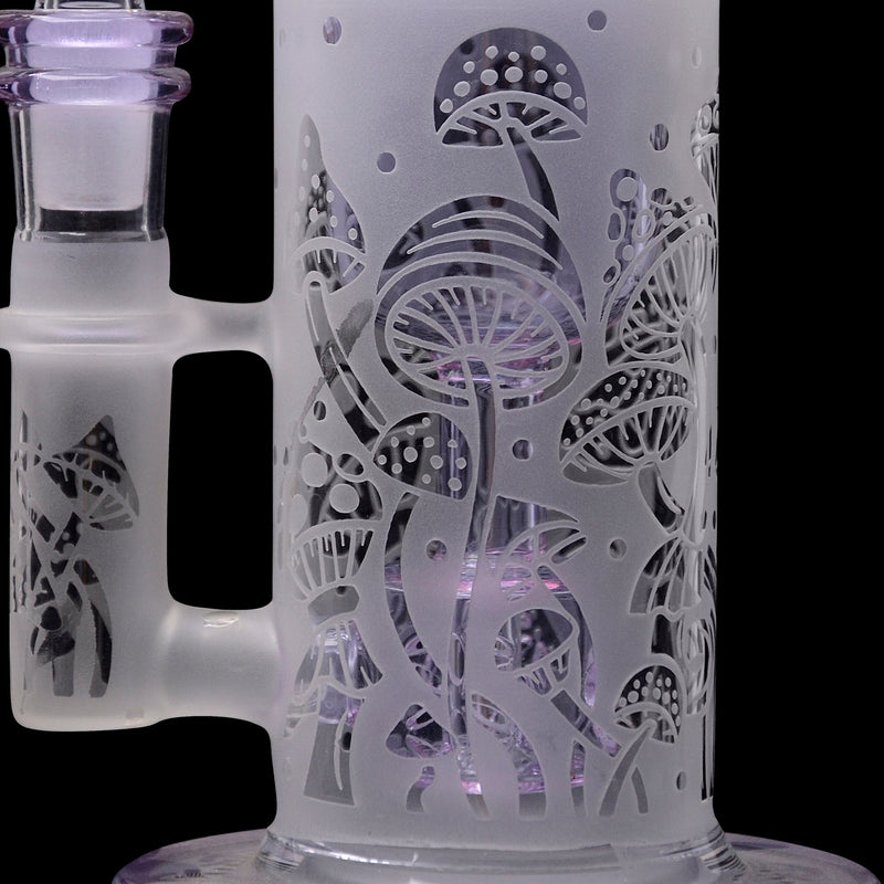 Calibear Sandblasted Seed Of Life Perc Torus Can Bong CaliBear