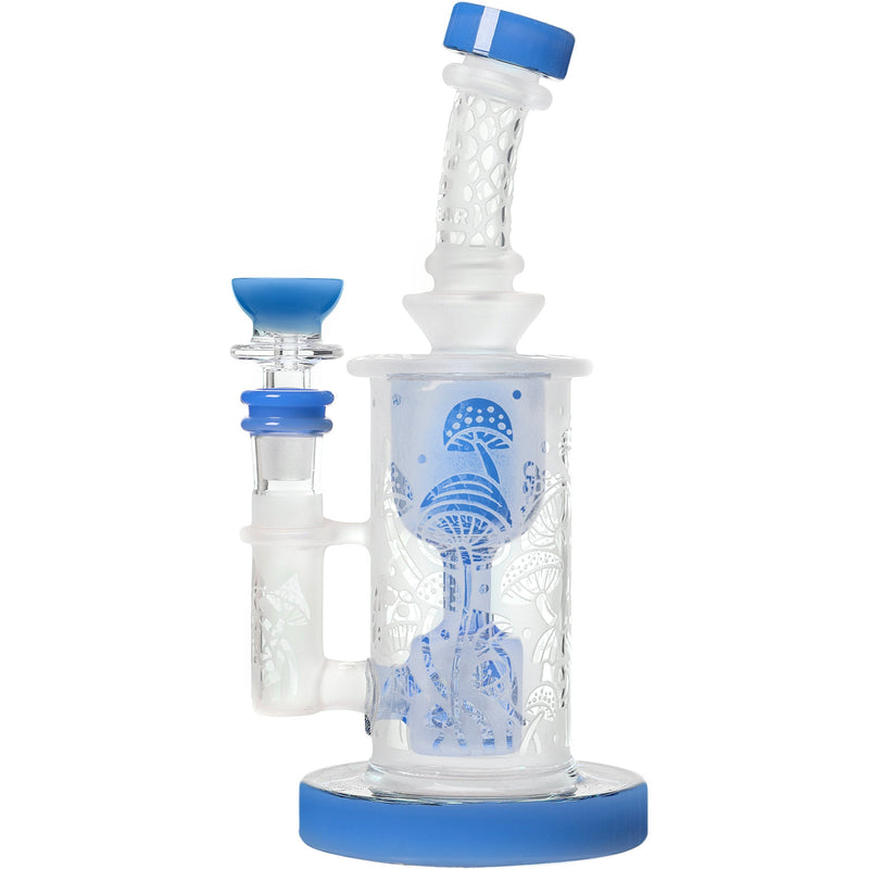 Calibear Sandblasted Seed Of Life Perc Torus Can Bong CaliBear