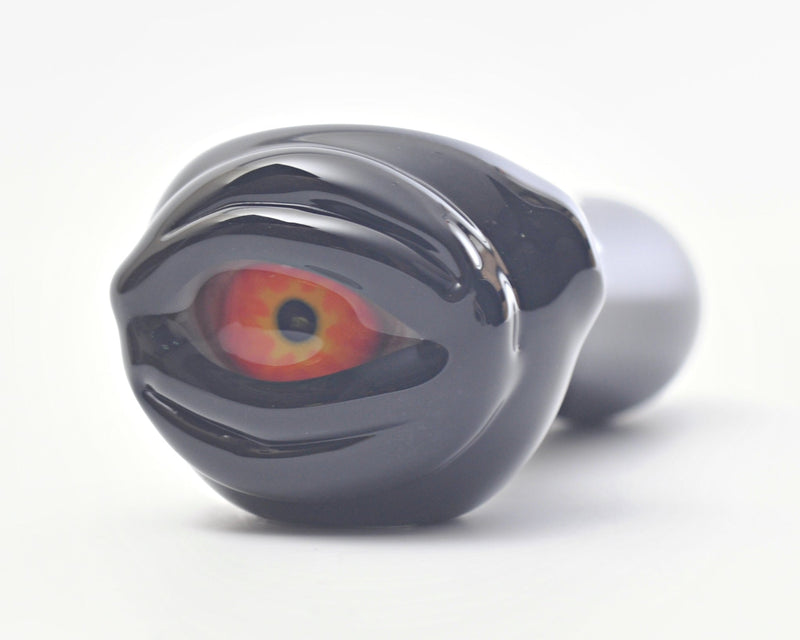 Chameleon Glass Cyclops Eyeball Hand Pipe - Bloodshot Chameleon Glass